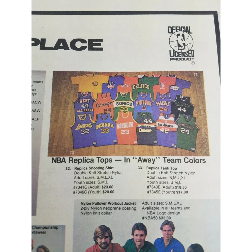 VTG 1984 NBA Today Newspaper Magazine Basketball NEW JERSEY NETS 80s RARE